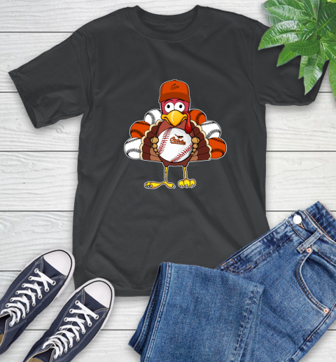 Baltimore Orioles Turkey thanksgiving T-Shirt 2