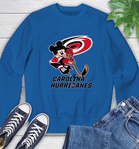 NHL Carolina Hurricanes Mickey Mouse Disney Hockey T Shirt Sweatshirt 8