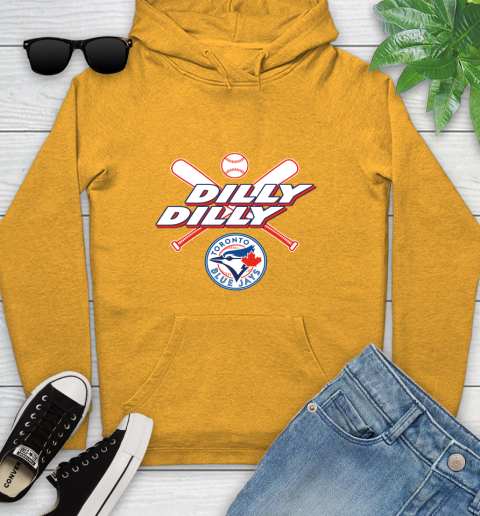 MLB Toronto Blue Jays Dilly Dilly Baseball Sports Youth Hoodie 3