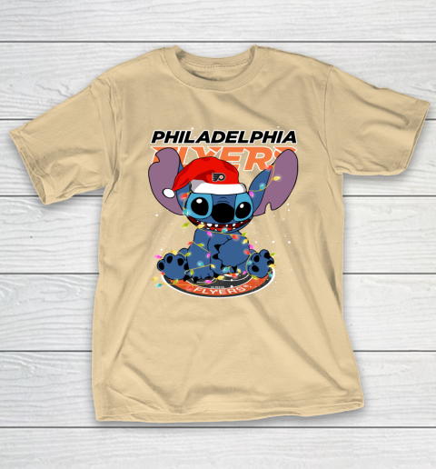 Philadelphia Flyers NHL Hockey noel stitch Christmas T-Shirt 5