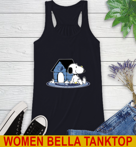 NBA Basketball Memphis Grizzlies Snoopy The Peanuts Movie Shirt Racerback Tank 10