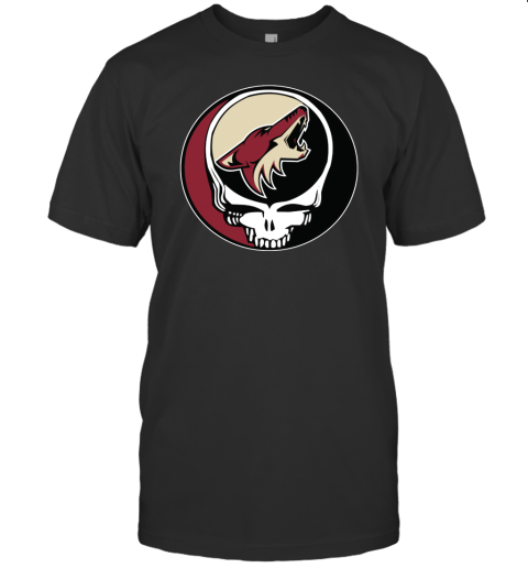 Arizona Coyotes Grateful Dead Steal Your Face Hockey Nhl Shirts Men Cotton T-Shirt