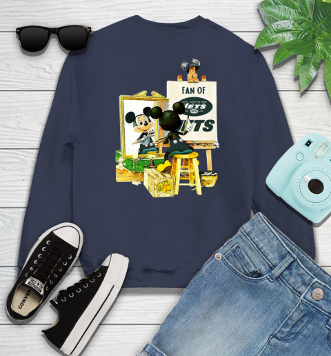 NFL Football New York Jets Mickey Drawing Shirt 26
