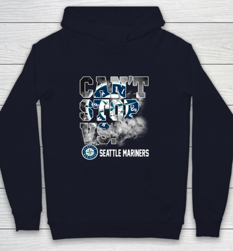 MLB Seattle Mariners Baseball Can't Stop Vs Mariners Youth Hoodie 2