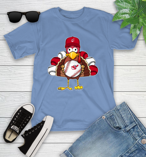 Cleveland Indians Turkey thanksgiving Youth T-Shirt 11