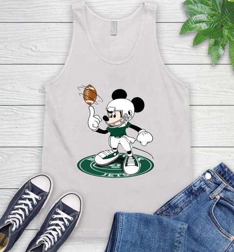 NFL Football New York Jets Cheerful Mickey Disney Shirt Tank Top 2