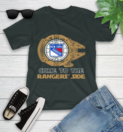NHL Come To The New York Rangers Wars Hockey Sports Youth T-Shirt 6