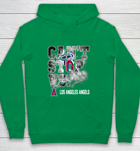 MLB Los Angeles Angels Baseball Can't Stop Vs Los Angeles Angels Youth Hoodie 4