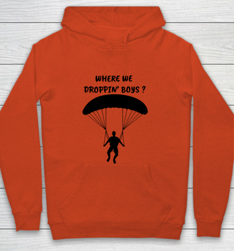 Fortnite Tshirt Where we droppin Boys Youth Hoodie 3