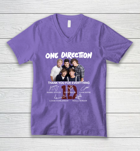 One Direction thank you for every thing V-Neck T-Shirt 8