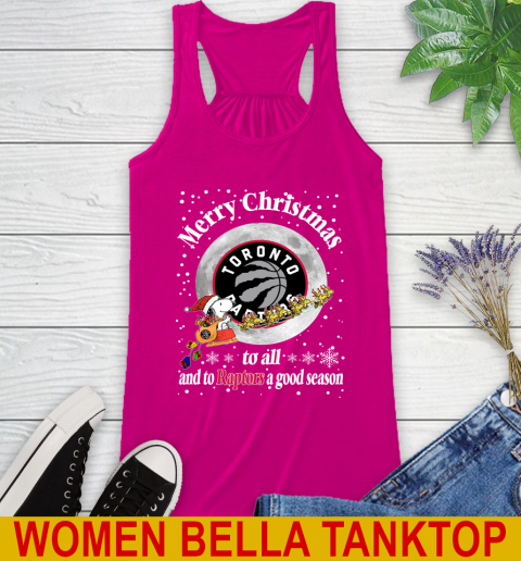 Toronto Raptors Merry Christmas To All And To Raptors A Good Season NBA Basketball Sports Racerback Tank 6