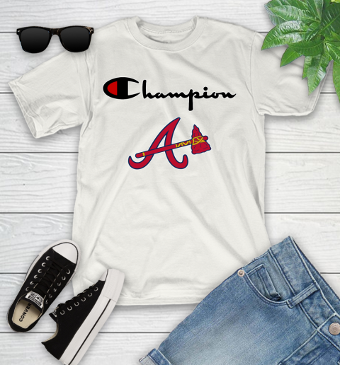 MLB Baseball Atlanta Braves Champion Shirt Youth T-Shirt