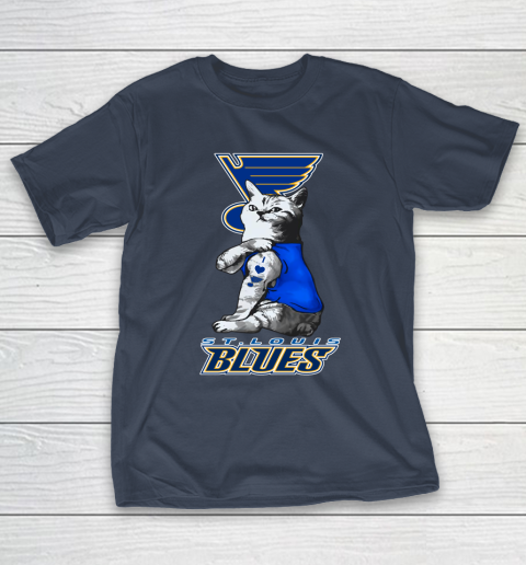 NHL My Cat Loves St.Louis Blues Hockey T-Shirt 3