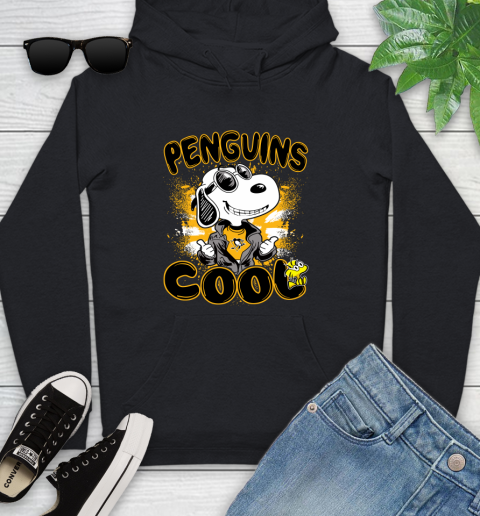 NHL Hockey Pittsburgh Penguins Cool Snoopy Shirt Youth Hoodie
