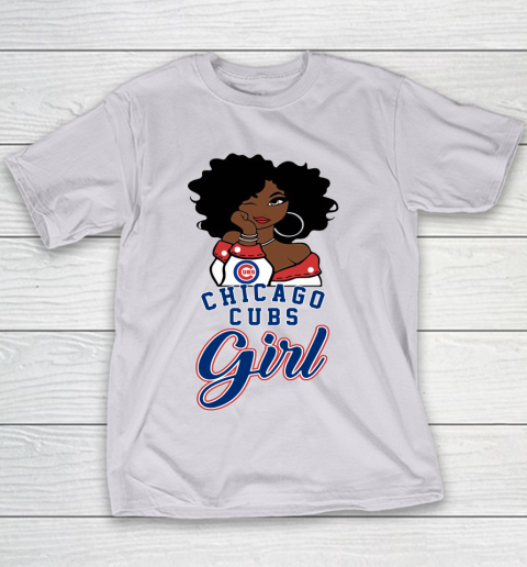 Chicago Cubs Girl MLB Youth T-Shirt 5