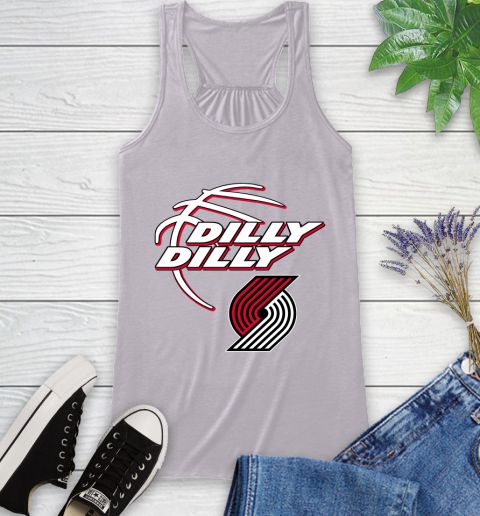 NBA Portland Trail Blazers Dilly Dilly Basketball Sports Racerback Tank 5