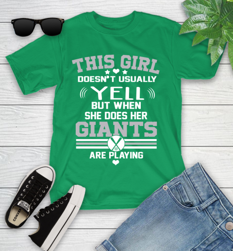 San Francisco Giants MLB Baseball I Yell When My Team Is Playing Youth T-Shirt 8