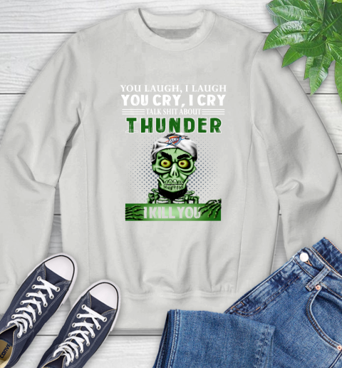 NBA Talk Shit About Oklahoma City Thunder I Kill You Achmed The Dead Terrorist Jeffrey Dunham Basketball Sweatshirt 5