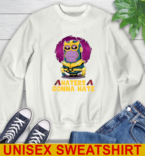 MLB Baseball Arizona Diamondbacks Haters Gonna Hate Thanos Minion Marvel Shirt Sweatshirt