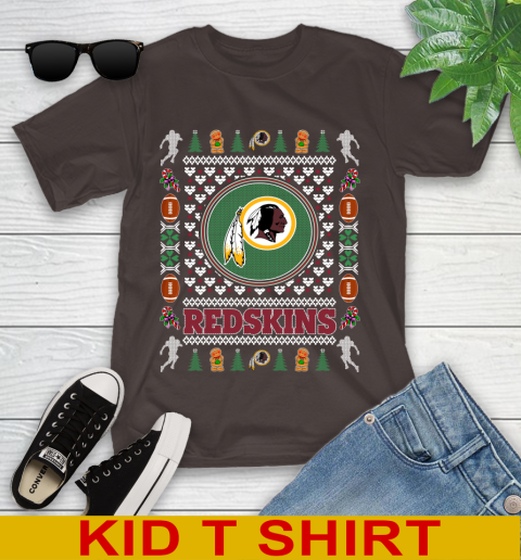 Washington Redskins Merry Christmas NFL Football Loyal Fan Youth T-Shirt 6