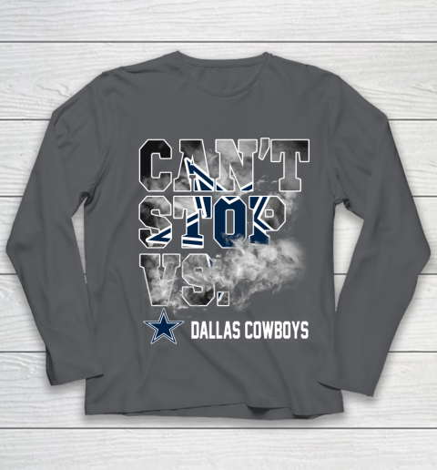 NFL Dallas Cowboys Can't Stop Vs Youth Long Sleeve 6