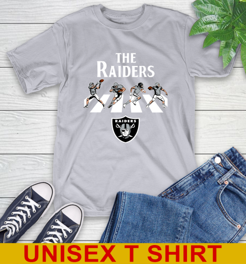 NFL Football Oakland Raiders The Beatles Rock Band Shirt T-Shirt 5