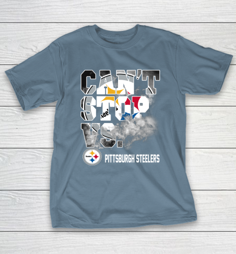 NFL Pittsburgh Steelers Can't Stop Vs T-Shirt 6