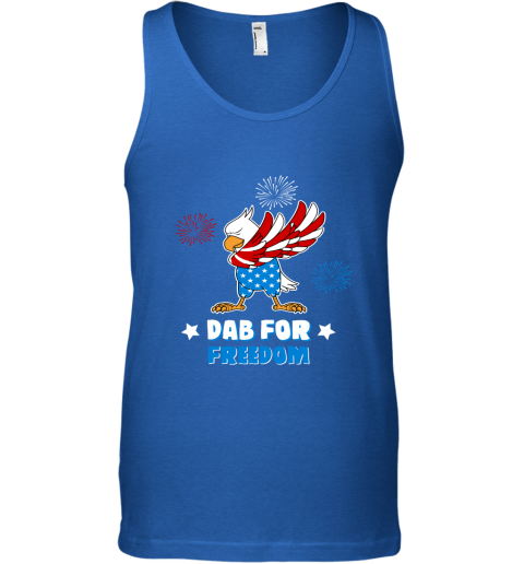 Bald Eagle American Dab For Freedom 4th Of July Tank Top