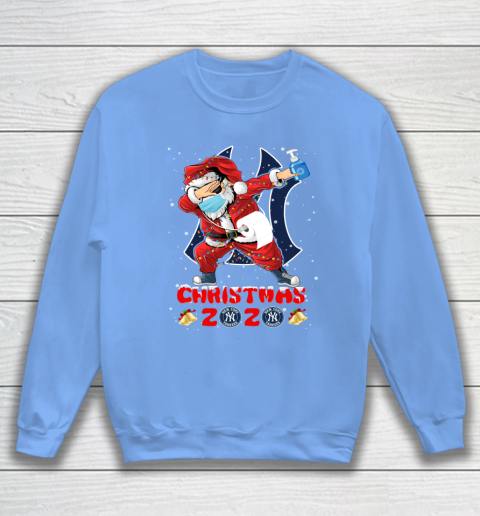 New York Yankees Funny Santa Claus Dabbing Christmas 2020 MLB Sweatshirt 8