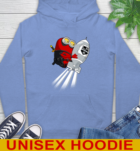 NHL Hockey Los Angeles Kings Deadpool Minion Marvel Shirt Hoodie 11