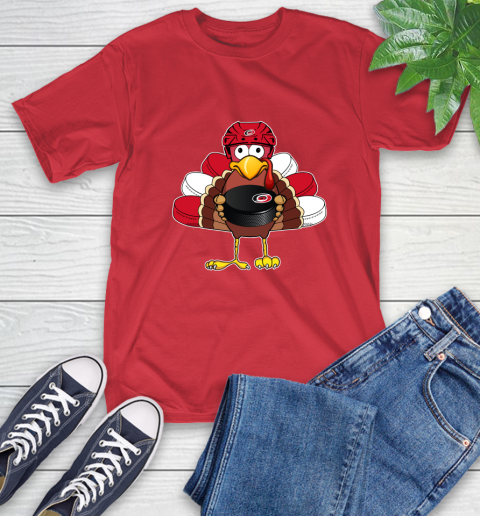 Carolina Hurricanes Turkey Thanksgiving Day T-Shirt 10