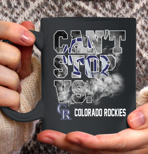 MLB Colorado Rockies Baseball Can't Stop Vs Colorado Rockies Ceramic Mug 11oz 2