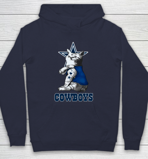 NFL Football My Cat Loves Dallas Cowboys Hoodie 2