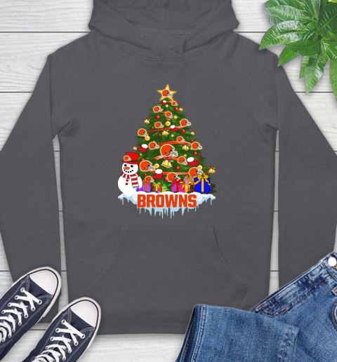 Cleveland Browns Merry Christmas NFL Football Sports Hoodie 7
