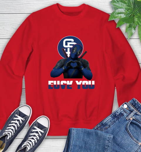 MLB San Diego Padres Deadpool Love You Fuck You Baseball Sports Sweatshirt 10