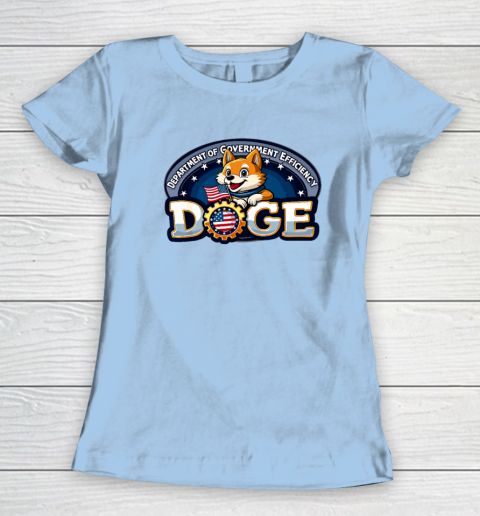 Funny DOGE Crypto Meme Department of Government Efficiency Women's T-Shirt 4