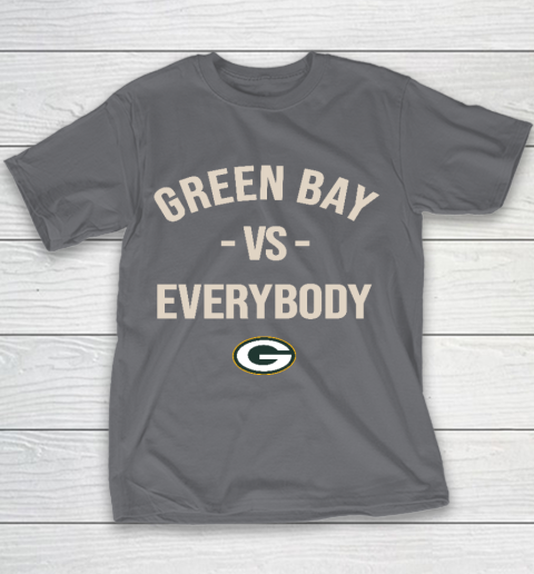 Green Bay Packers Vs Everybody Youth T-Shirt 5