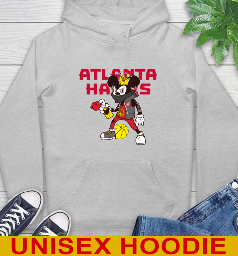 Atlanta Hawks NBA Basketball Mickey Peace Sign Sports Hoodie - Image 7