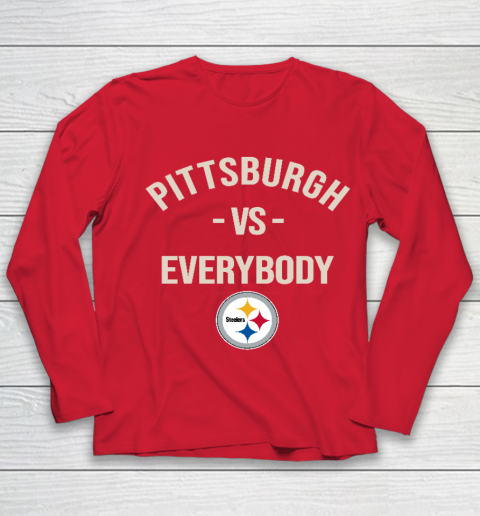 Pittsburgh Steelers Vs Everybody Youth Long Sleeve 8
