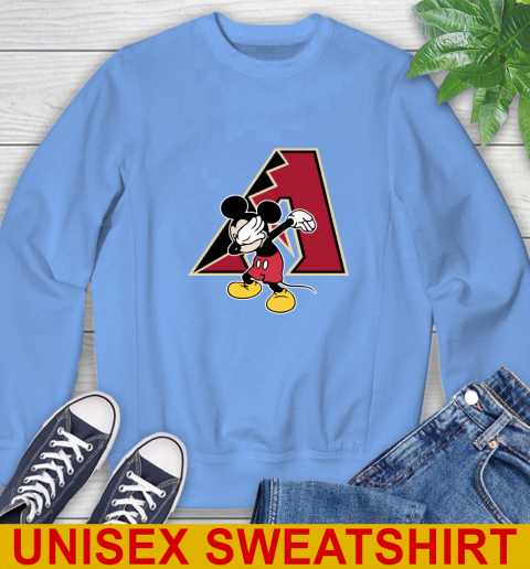 Arizona Diamondbacks MLB Baseball Dabbing Mickey Disney Sports Sweatshirt 11