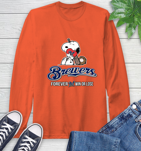 MLB The Peanuts Movie Snoopy Forever Win Or Lose Baseball Milwaukee Brewers 62