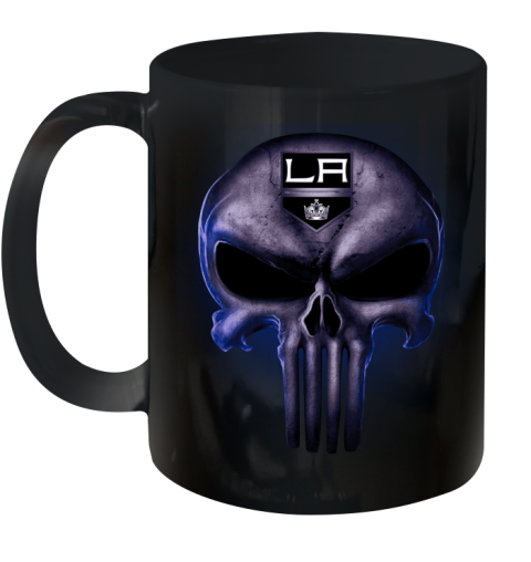 Los Angeles Kings NHL Hockey Punisher Skull Sports Ceramic Mug 11oz