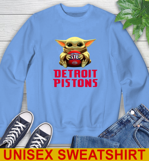 NBA Basketball Detroit Pistons Star Wars Baby Yoda Shirt 35
