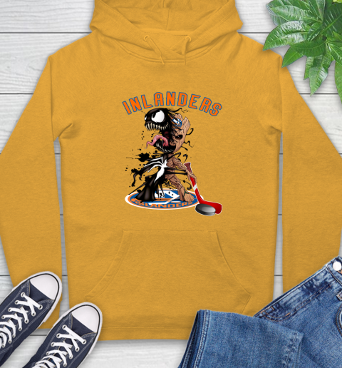 NHL New York Islanders Hockey Venom Groot Guardians Of The Galaxy Hoodie 3