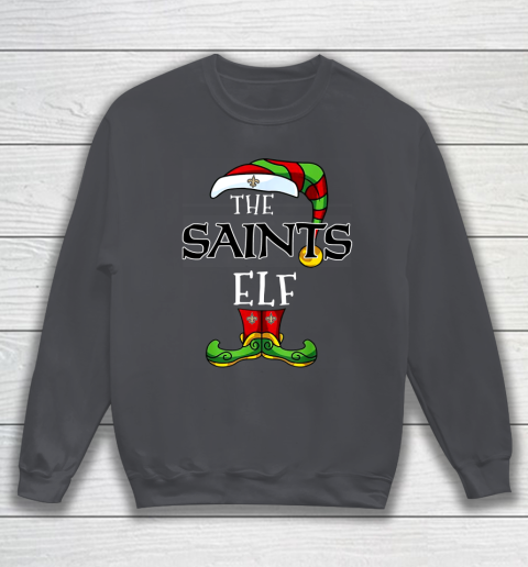 New Orleans Saints Christmas ELF Funny NFL Sweatshirt 4
