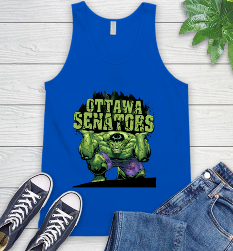 Ottawa Senators NHL Hockey Incredible Hulk Marvel Avengers Sports Tank Top - Image 6