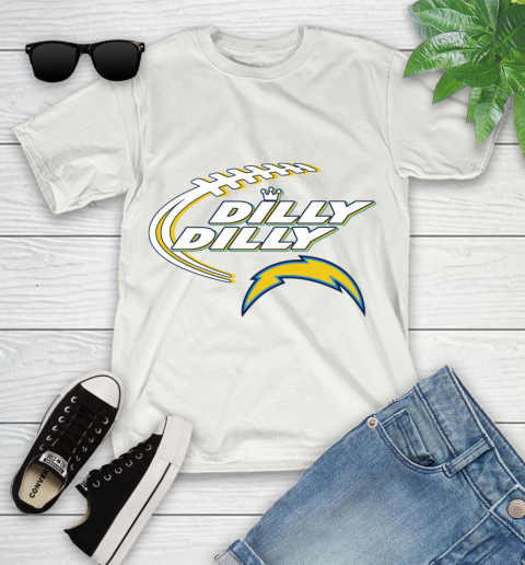 NFL Los Angeles Chargers Dilly Dilly Football Sports Youth T-Shirt