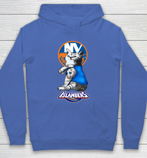 NHL My Cat Loves New York Islanders Hockey Hoodie 6