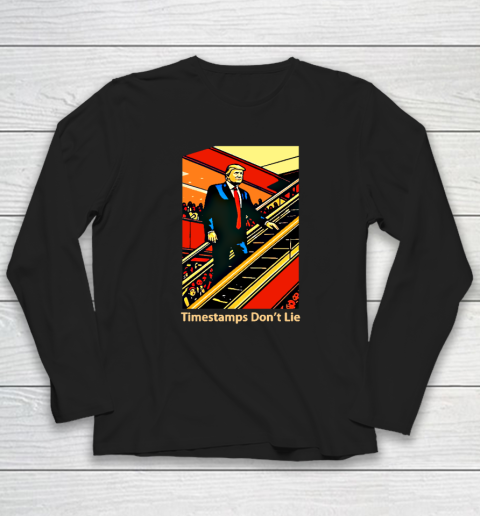 Rattle Trap 1776 Knew Before You Escalator Truth Long Sleeve T-Shirt