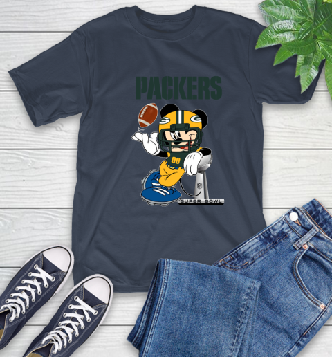 NFL Green Bay Packers Mickey Mouse Disney Super Bowl Football T Shirt T-Shirt 16